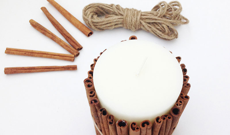 Tarçınlı Vanilyalı Dekoratif Mum Nasıl Hazırlanır