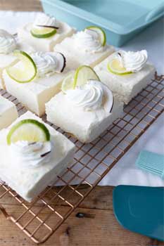 Hindistan cevizi ve misket limonu aromalı cheesecake kreması