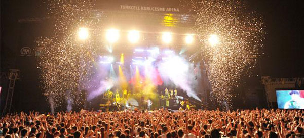 Turkcell Kuruçeşme Arena 2012 Konser Programı