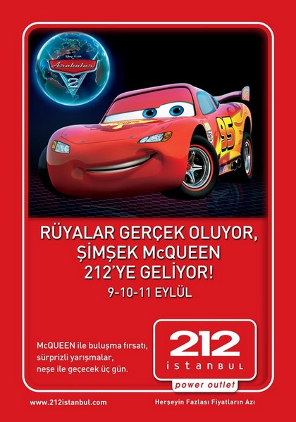 Şimşek MCQUEEN 212 İstanbul Power Outlette