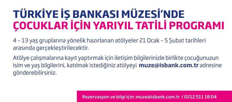 Türkiye İş Bankası Müzesi Etkinlikleri 