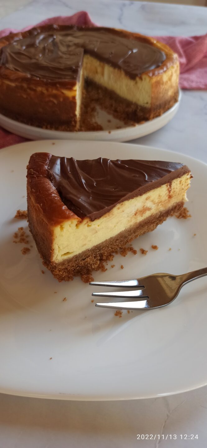 Evde Kolay Çikolatalı New York Cheesecake Yapımı
