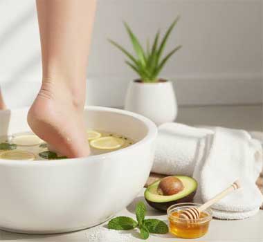 Kuru Ayak Topukları İçin Limon Bakımı 