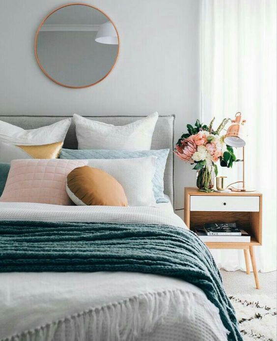  Rahat ve Sıcak Yatak Odası Kombinasyonları 