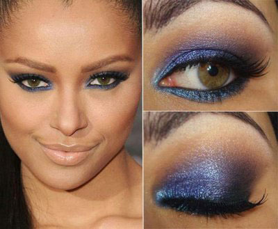 Yılın En Yeni Makyaj Trendi Mavi Göz Makyajı 