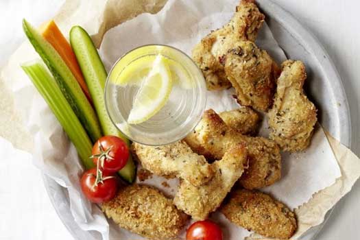 5 Dakikada Hazır: Parmesanlı Çıtır Tavuk Kanatları