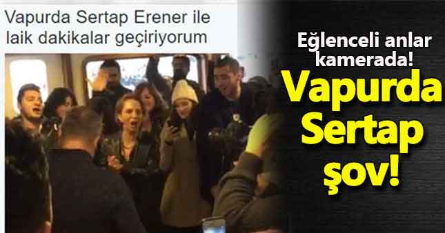 Sertab Erener vapurda İzmir Marşı söyledi