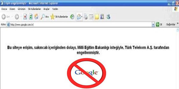 Milli Eğitim Bakanlığı Google ı Yasakladı 