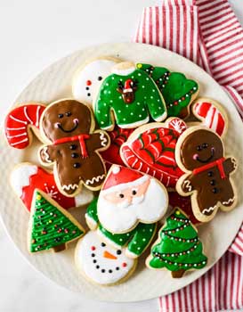 Yılbaşına Özel Şeker Kurabiyeler 