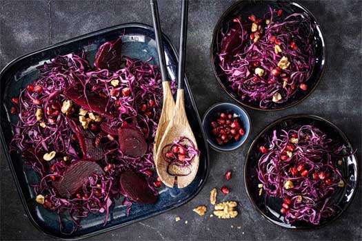 Mor Lahana ve Pancar Salatası Tarifi: