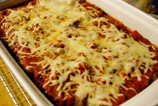 Fırında Parmesanlı Patlıcan